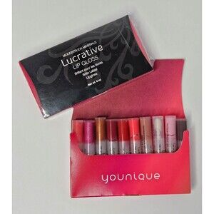 Lot Of 2 Younique Moodstruck Minerals Lucrative Lip Gloss Sampler Pack New